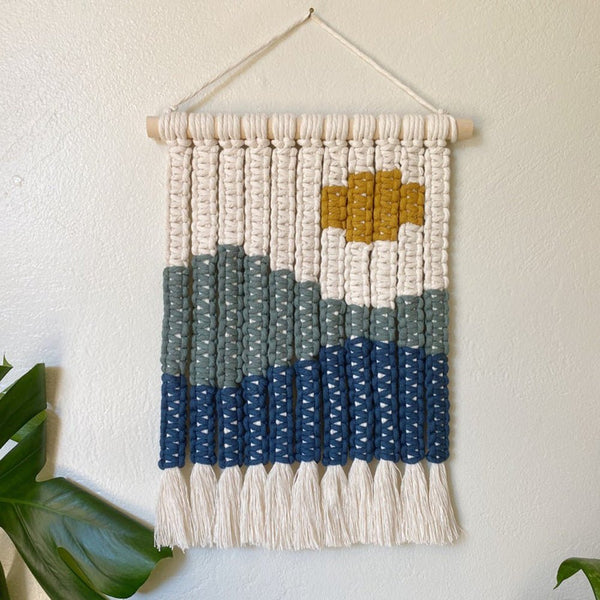 Golden Hour Macrame Wall Art - Wall Art - Delicors