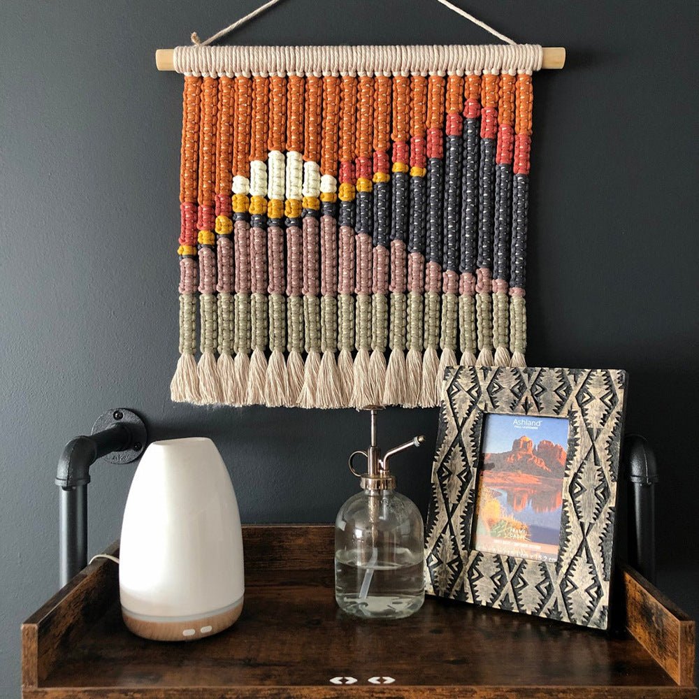 Golden Hour Macrame Wall Art - Wall Art - Delicors