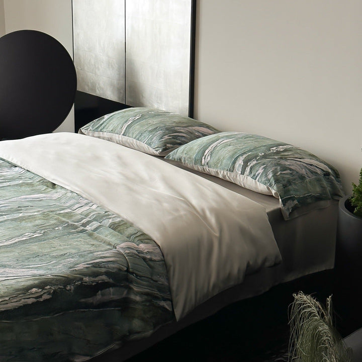 Green Marble Bedding Set - Bedding - Delicors