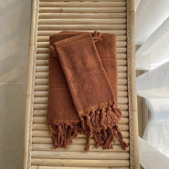 Hand - Knotted Towel Set - FINAL SALE - Towel - Delicors