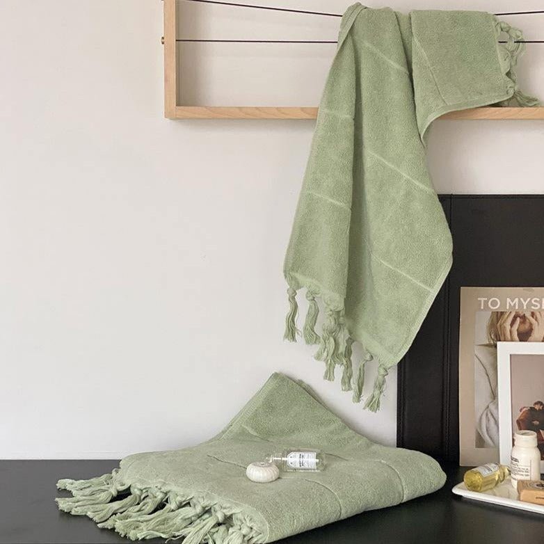 Hand - Knotted Towel Set - FINAL SALE - Towel - Delicors