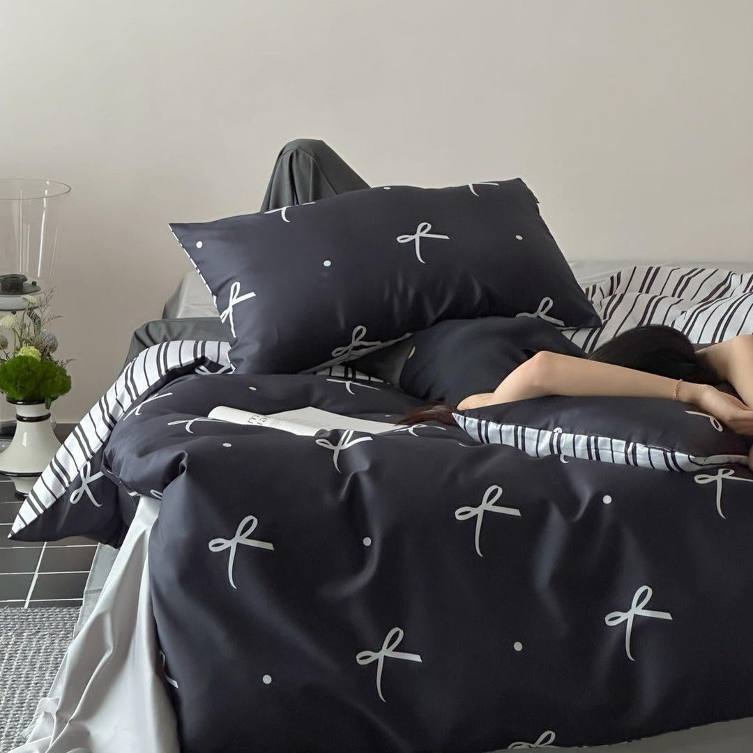 Lacey Bows Bedding Set - Bedding - Delicors