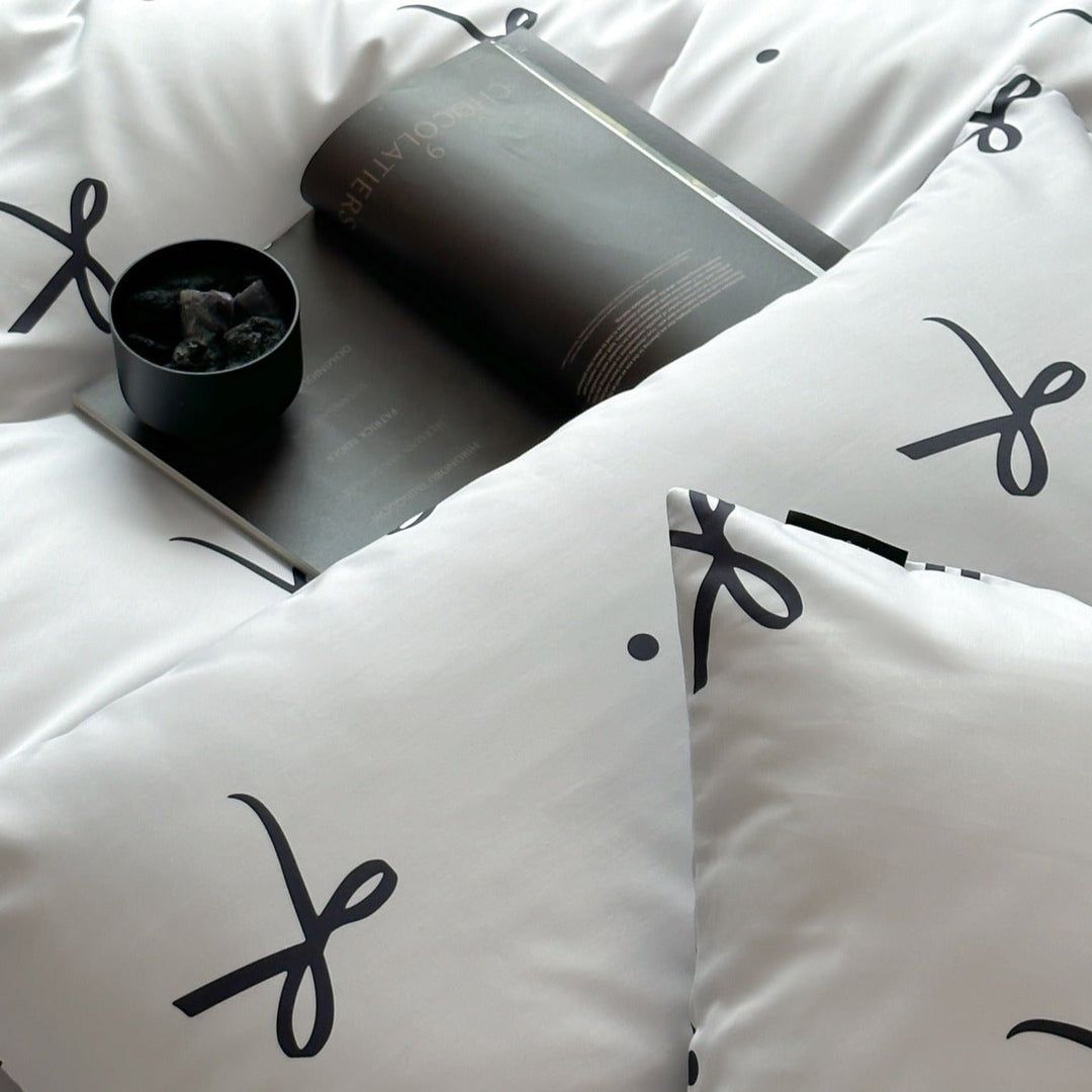 Lacey Bows Bedding Set - Bedding - Delicors