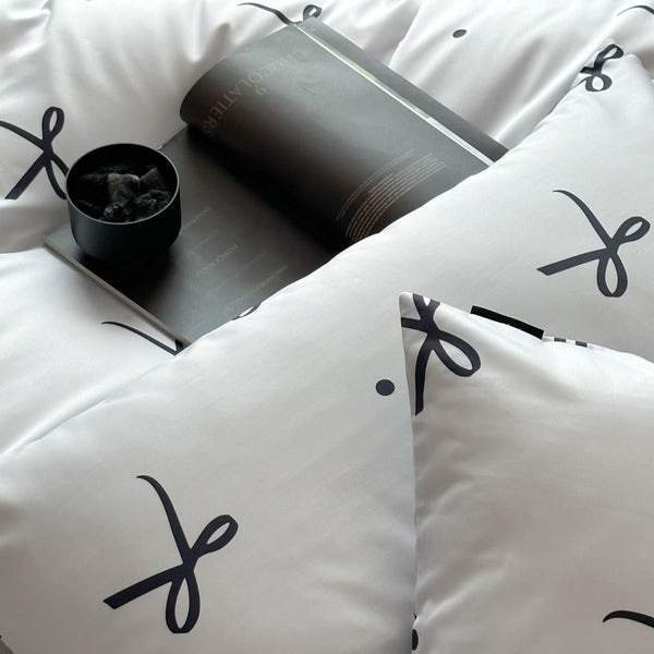 Lacey Bows Bedding Set - Bedding - Delicors