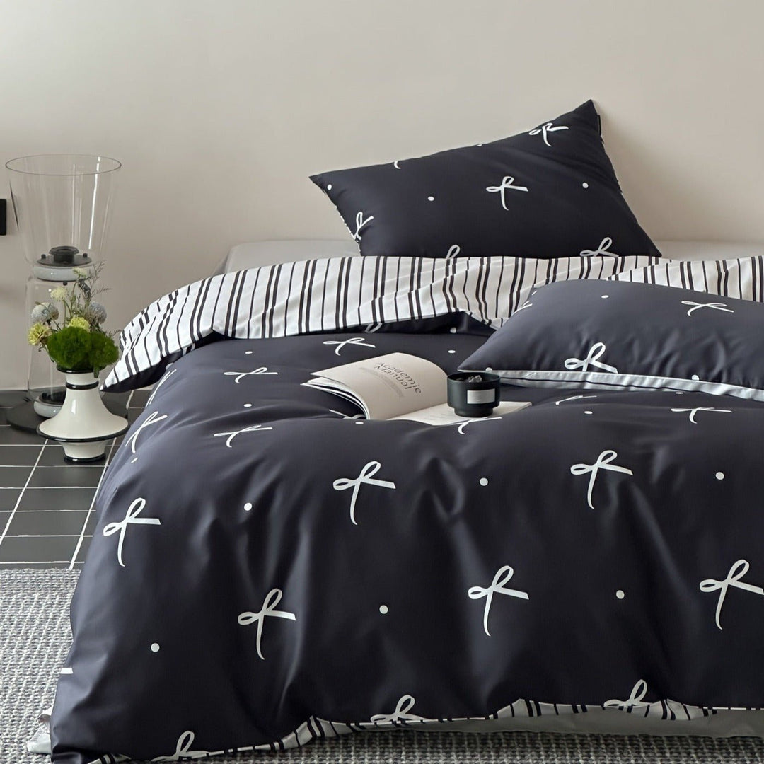 Lacey Bows Bedding Set - Bedding - Delicors