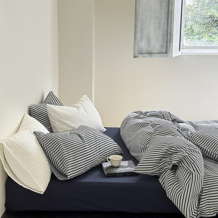 Minimal Stripe Bedding Set -Bedding- Delicors