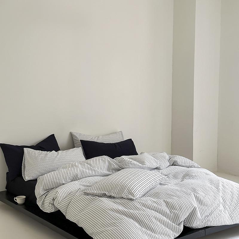 Minimal Stripe Bedding Set -Bedding- Delicors