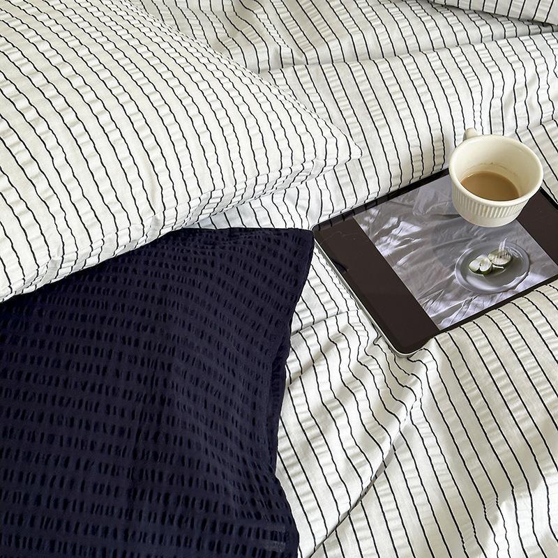 Minimal Stripe Bedding Set -Bedding- Delicors