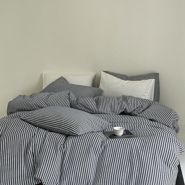 Minimal Stripe Bedding Set -Bedding- Delicors