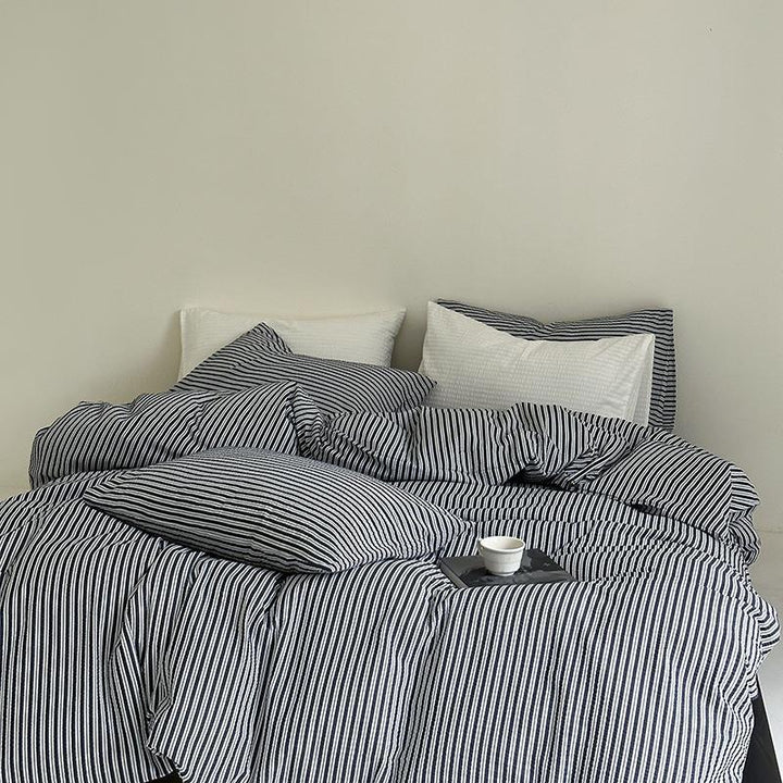 Minimal Stripe Bedding Set -Bedding- Delicors