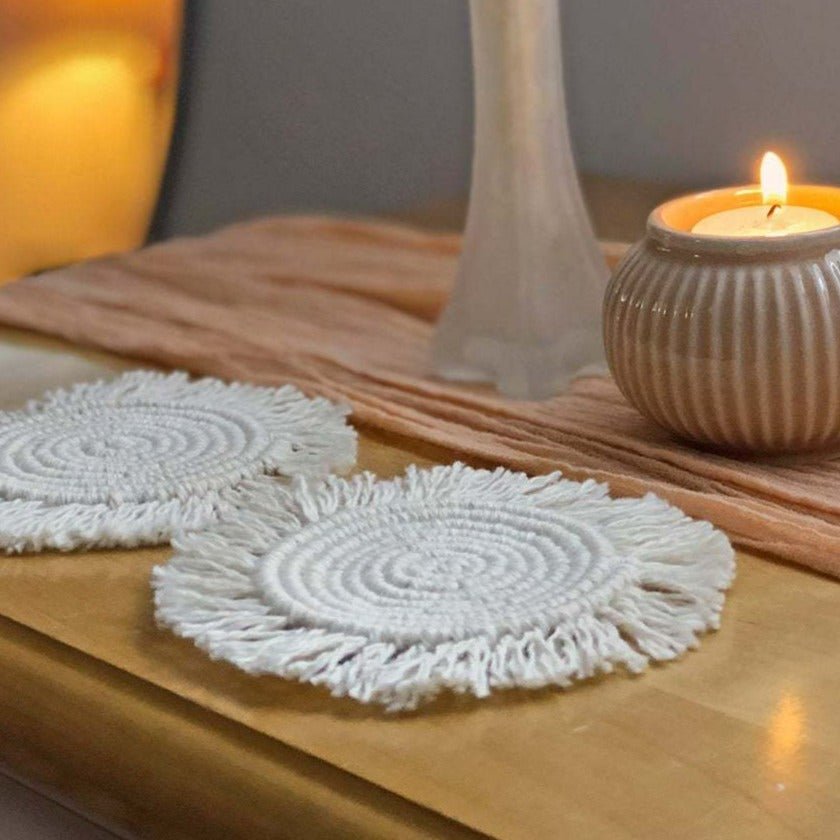 Modern Boho Macrame Placemats - Place mats - Delicors
