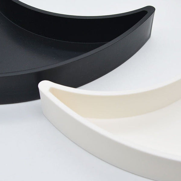 Moon Shape Plastic Tray - Trays - Delicors
