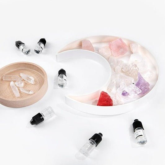 Moon Shape Plastic Tray - Trays - Delicors