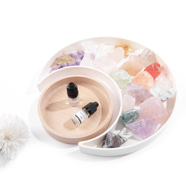 Moon Shape Plastic Tray - Trays - Delicors