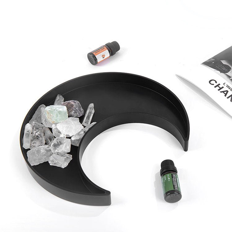 Moon Shape Plastic Tray - Trays - Delicors
