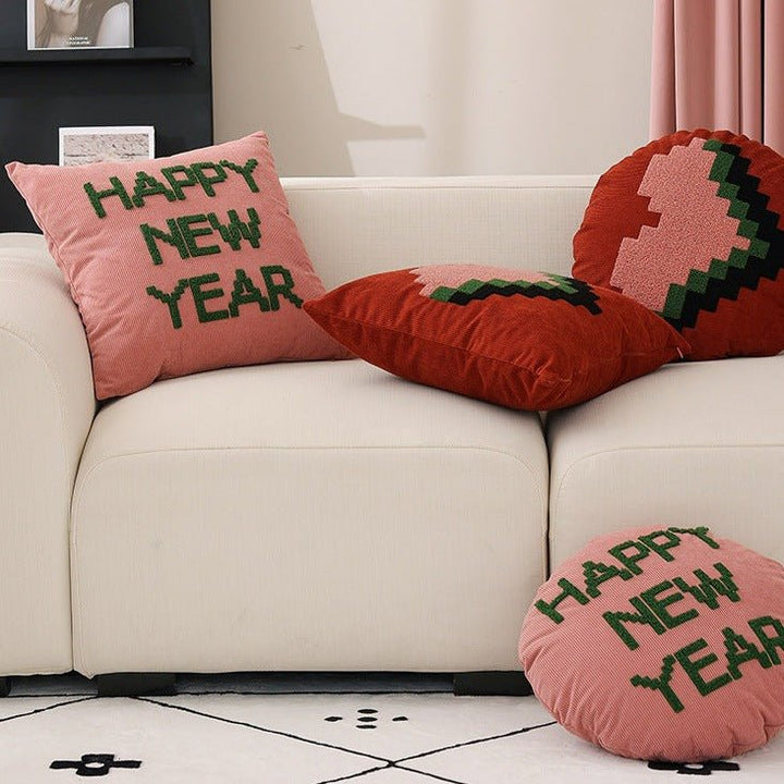 New Year Vibe Cushion Cover -Cushion- Delicors