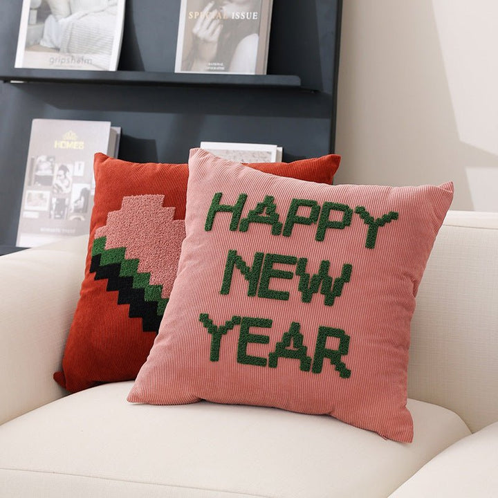New Year Vibe Cushion Cover -Cushion- Delicors