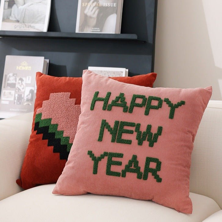 New Year Vibe Cushion Cover -Cushion- Delicors