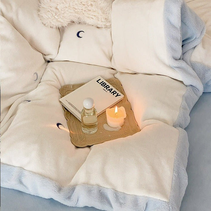 Night Sky Serenade Moon and Stars Bedding Ensemble - Bedding - Delicors