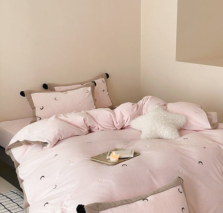 Night Sky Serenade Moon and Stars Bedding Ensemble - Bedding - Delicors
