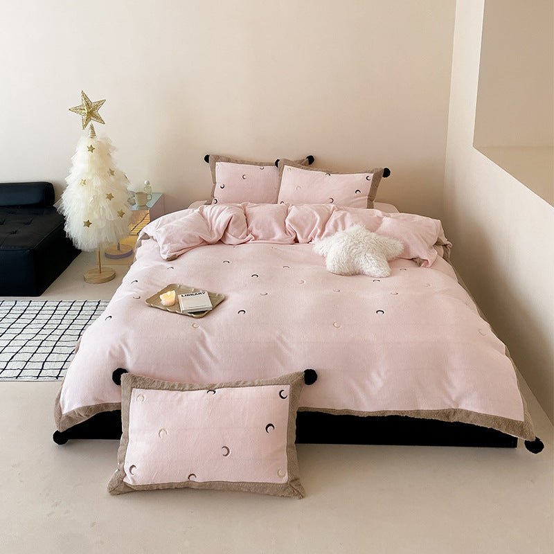 Night Sky Serenade Moon and Stars Bedding Ensemble - Bedding - Delicors