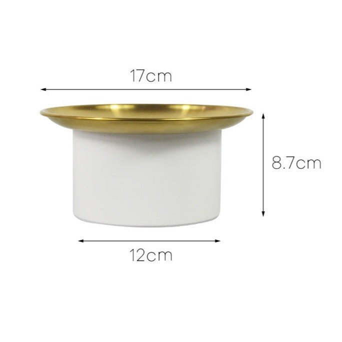 Nordic Gold Round Tray - Tray - Delicors