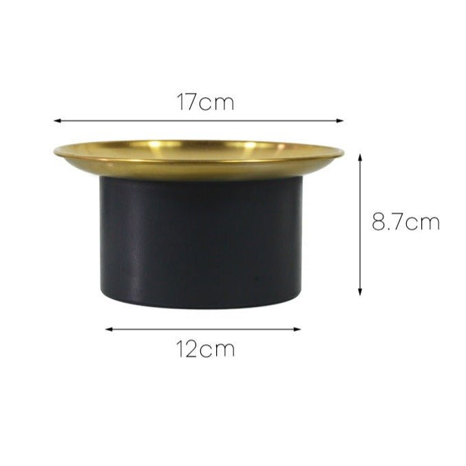 Nordic Gold Round Tray - Tray - Delicors