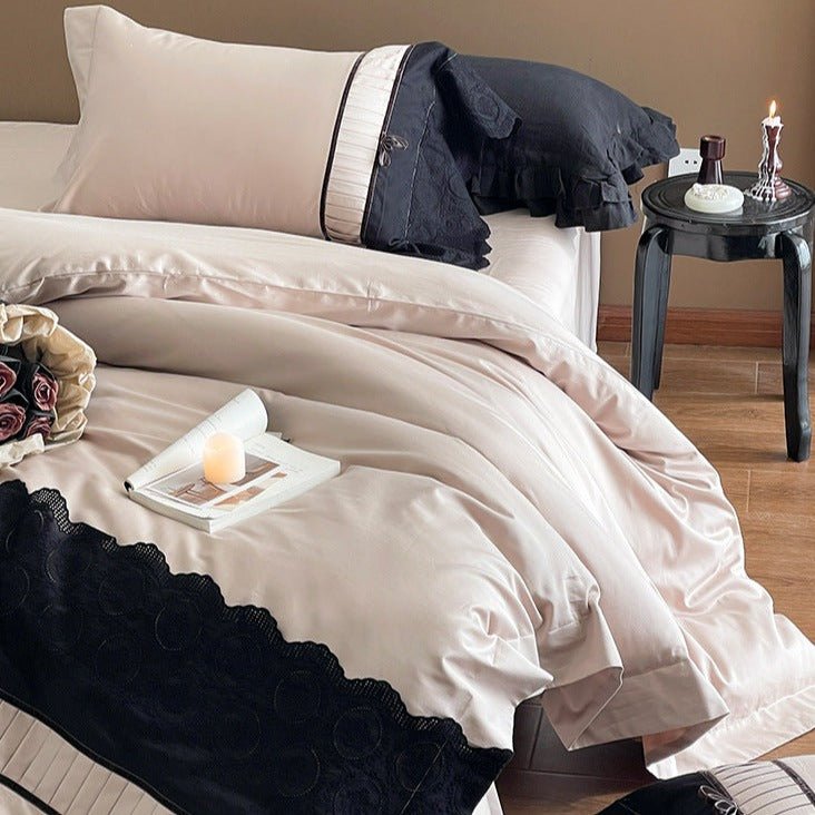 Opulent Lace Reverie Bedding Set -Bedding- Delicors