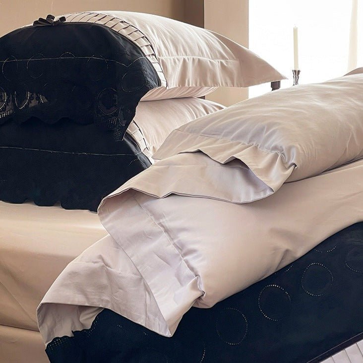 Opulent Lace Reverie Bedding Set -Bedding- Delicors