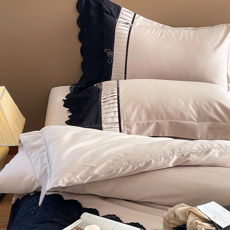 Opulent Lace Reverie Bedding Set -Bedding- Delicors