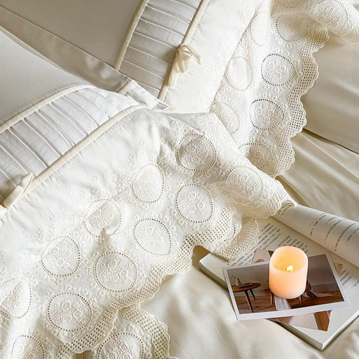 Opulent Lace Reverie Bedding Set -Bedding- Delicors