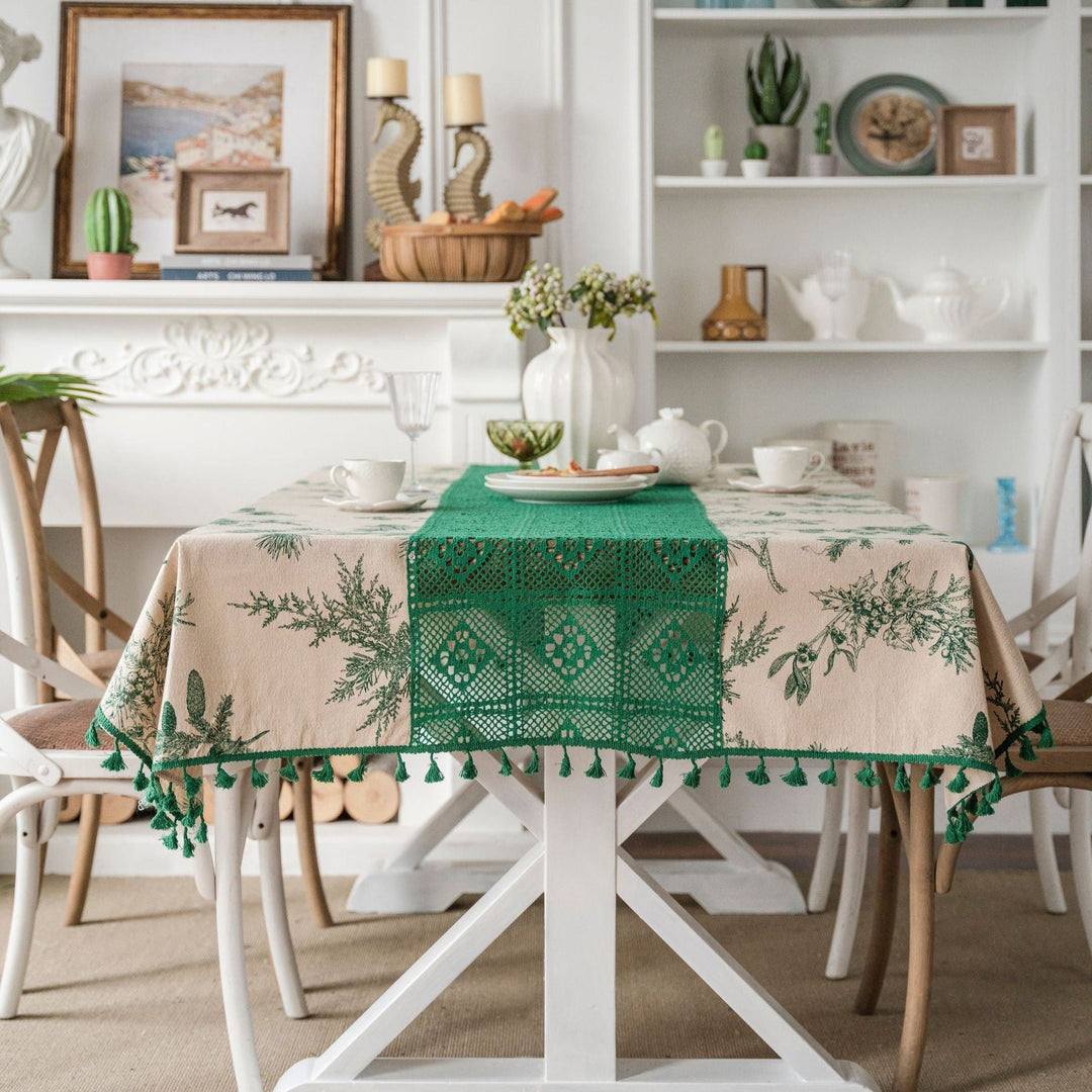 Peaceful Beige Table Cloth Collection - Table Cloth - Delicors