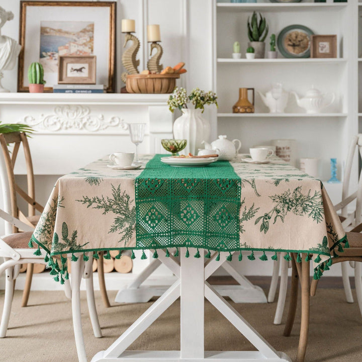 Peaceful Beige Table Cloth Collection - Table Cloth - Delicors