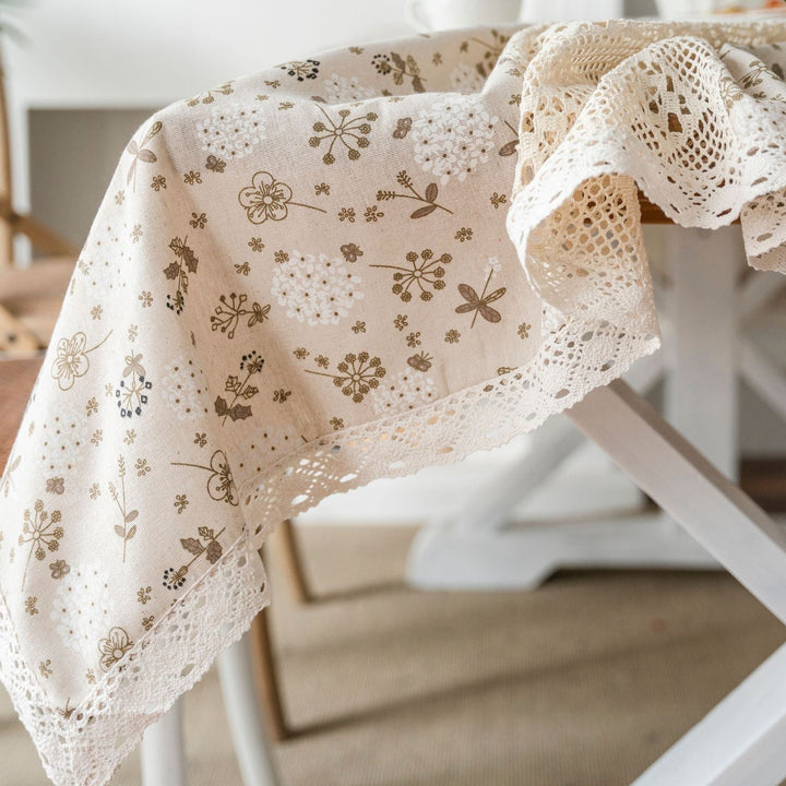 Peaceful Beige Table Cloth Collection - Table Cloth - Delicors