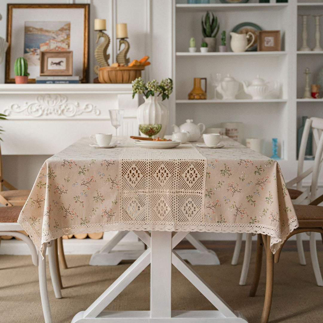 Peaceful Beige Table Cloth Collection - Table Cloth - Delicors