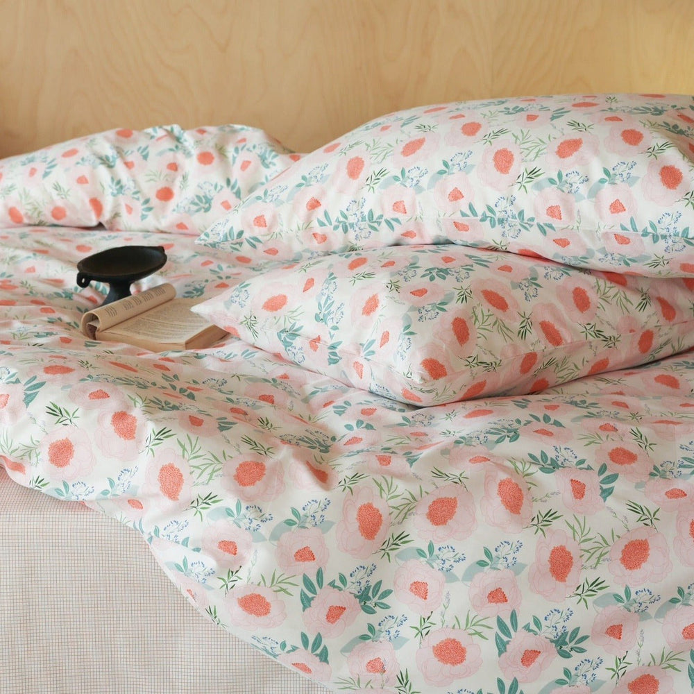 Petal Poppy Paradise Bedding Set - Bedding - Delicors