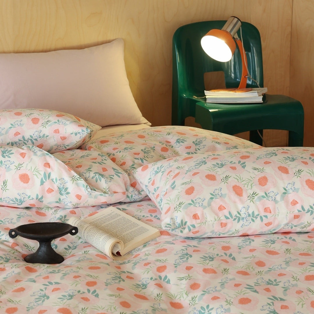 Petal Poppy Paradise Bedding Set - Bedding - Delicors