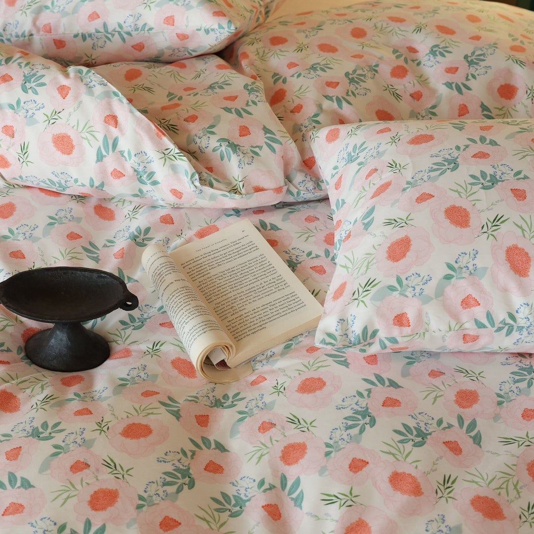Petal Poppy Paradise Bedding Set - Bedding - Delicors