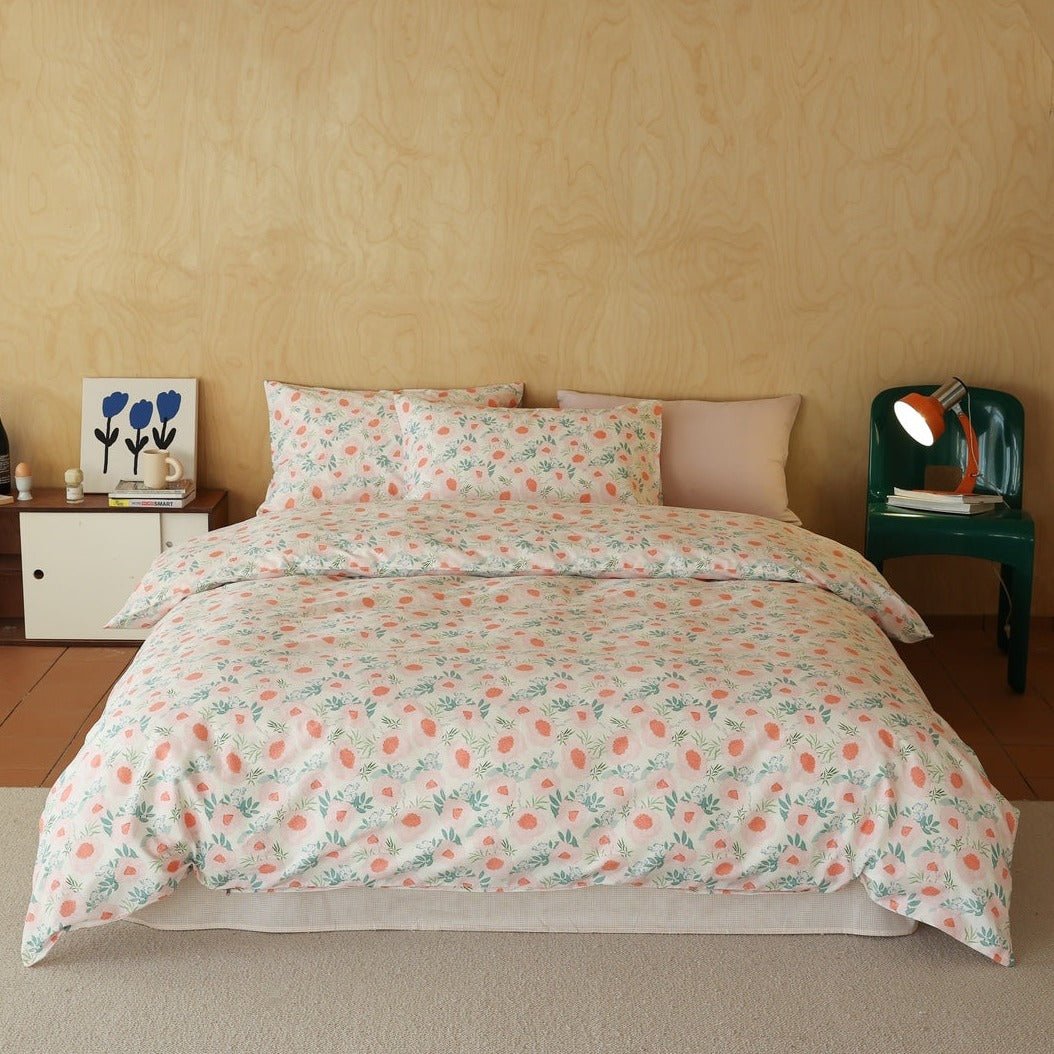Petal Poppy Paradise Bedding Set - Bedding - Delicors