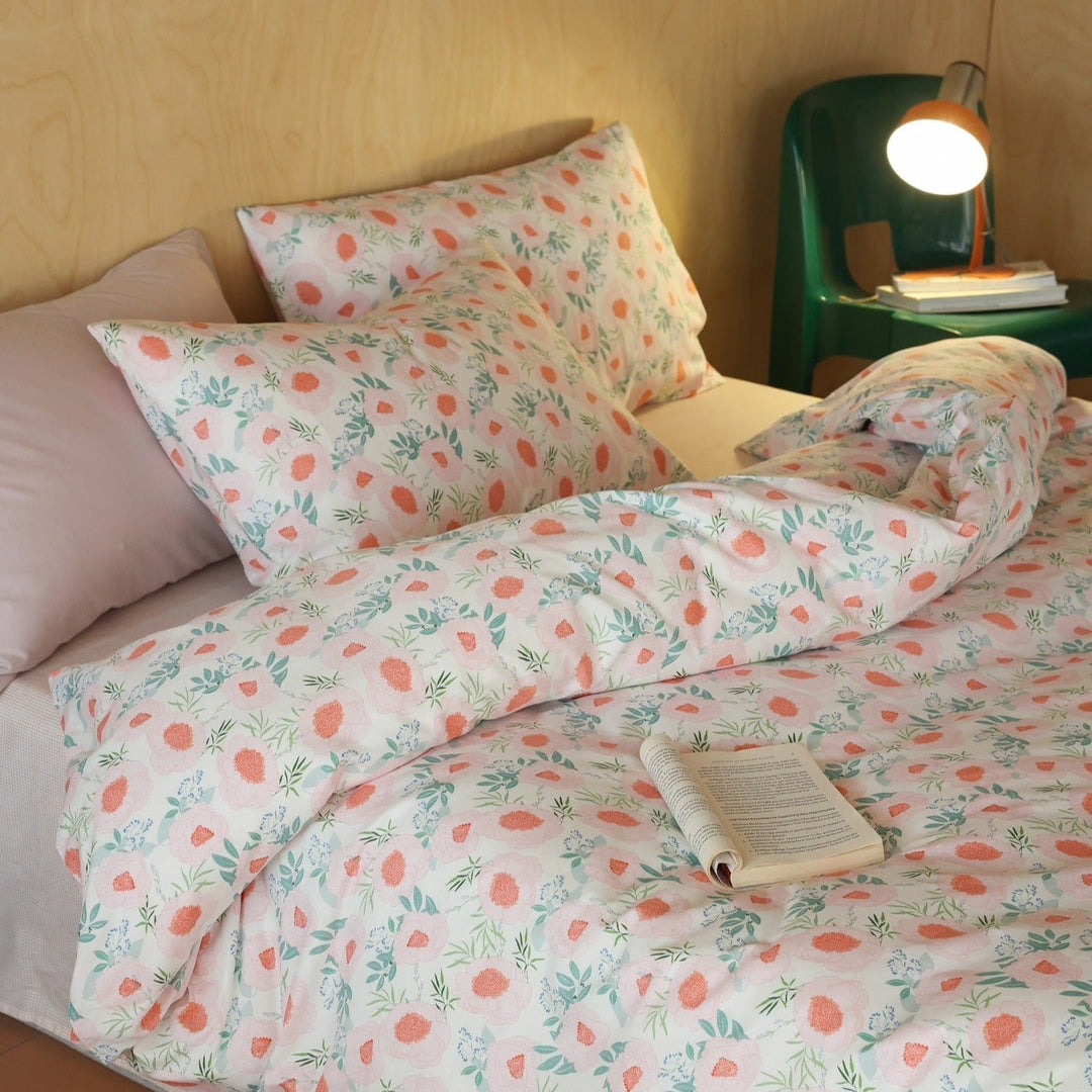 Petal Poppy Paradise Bedding Set - Bedding - Delicors