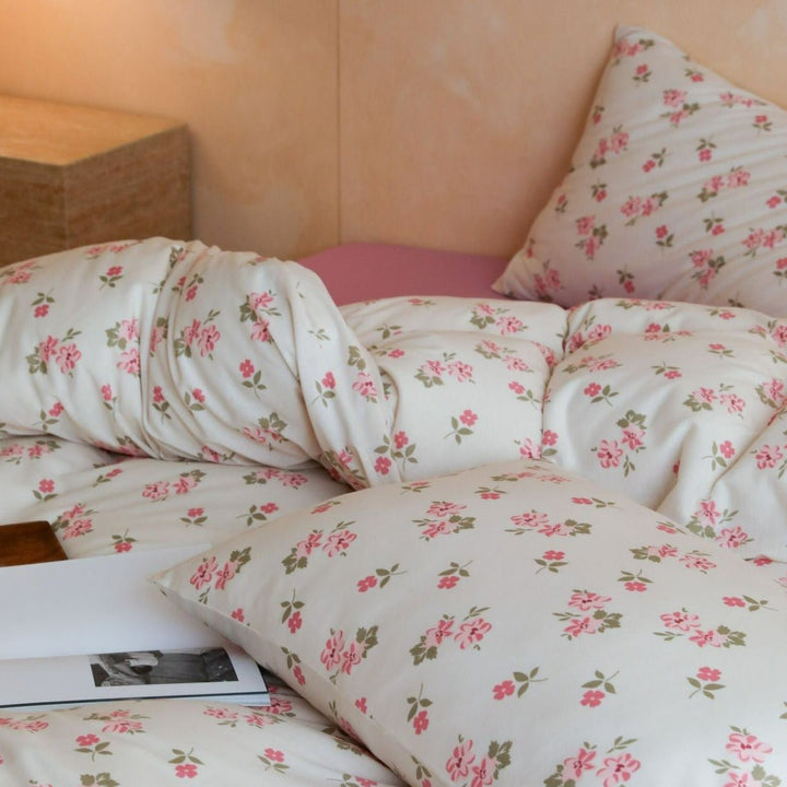 Pink Garden Bedding Set -Bedding- Delicors