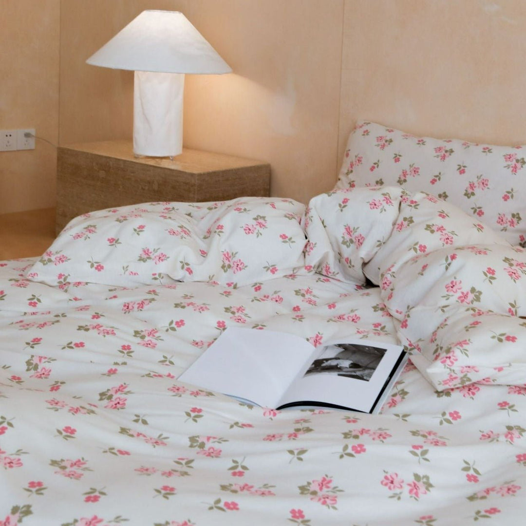 Pink Garden Bedding Set -Bedding- Delicors