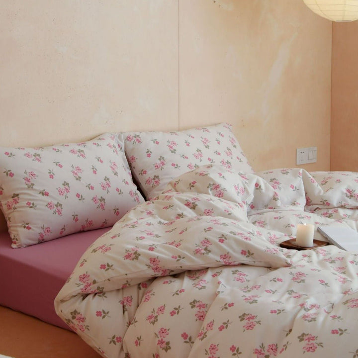 Pink Garden Bedding Set -Bedding- Delicors