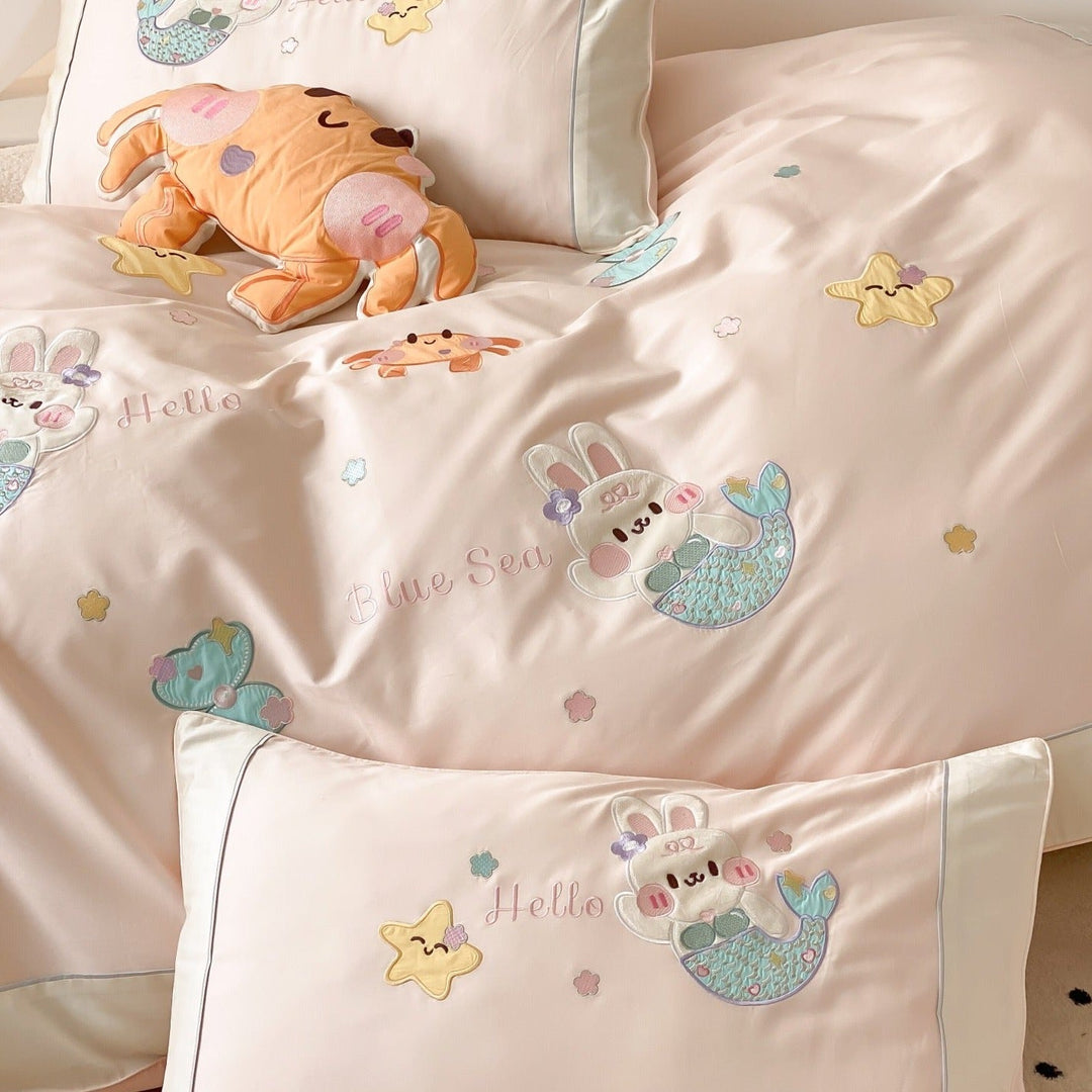 Pink Seabed Fantasy Bedding Set - Bedding - Delicors