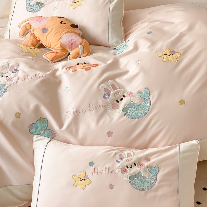 Pink Seabed Fantasy Bedding Set - Bedding - Delicors