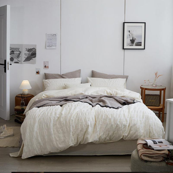 Plush Puff Bedding Set - Bedding - Delicors