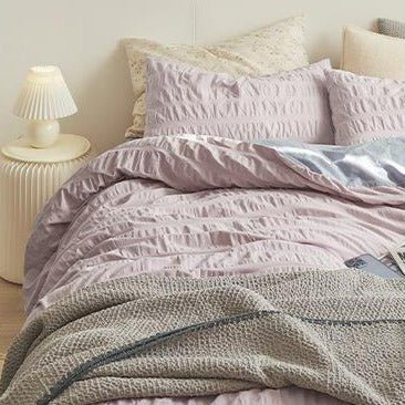 Plush Puff Bedding Set - Bedding - Delicors