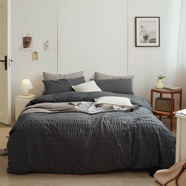 Plush Puff Bedding Set - Bedding - Delicors