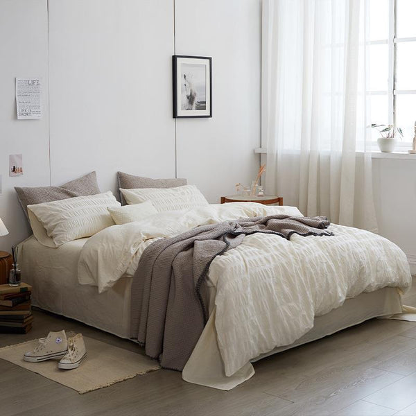 Plush Puff Bedding Set - Bedding - Delicors