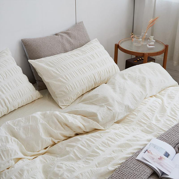 Plush Puff Bedding Set - Bedding - Delicors